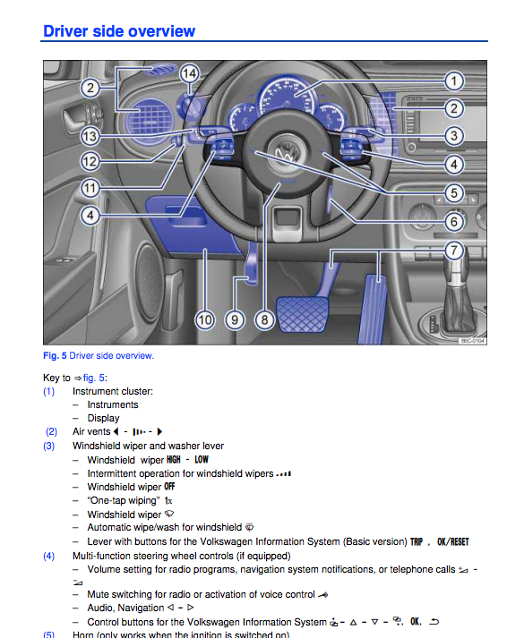 Download 2012 Volkswagen Beetle owners manual / Zofti ...