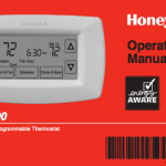 Honeywell thermostate operating manual