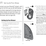 Keurig K40 owners page manual